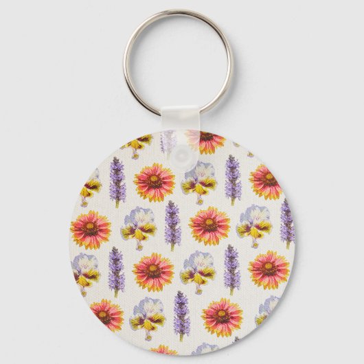 Floral design sleutelhanger (Voorkant)