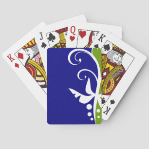 Floral design speelkaarten