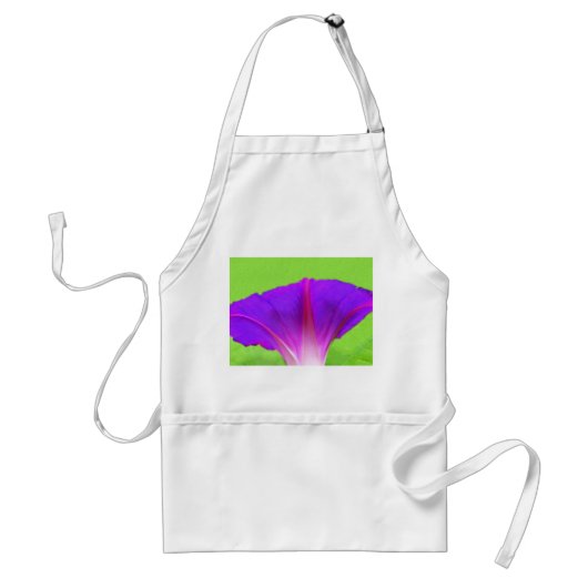 Floral design standaard schort (Voorkant)