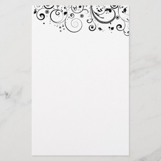 Floral Design Stationery Briefpapier (Voorkant)