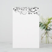 Floral Design Stationery Briefpapier (Staand voorkant)