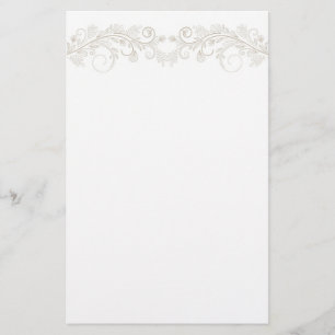  "Floral Design Stationery" Briefpapier