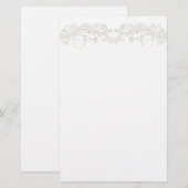  "Floral Design Stationery" Briefpapier (Voorkant / Achterkant)