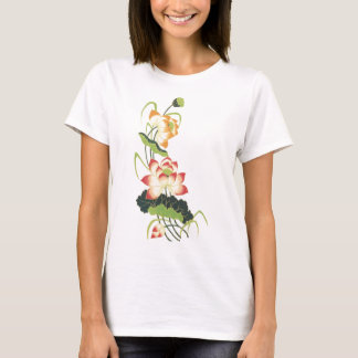 Floral design T-shirt