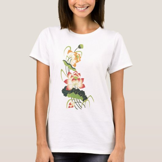  Floral design T-shirt (Voorkant)