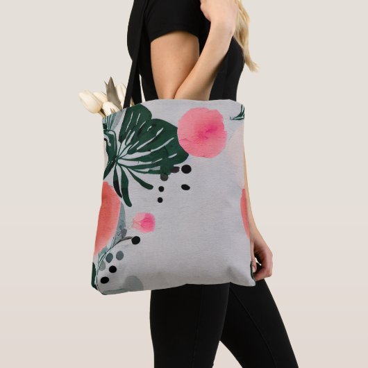 Floral design tote bag (Dichtbij)