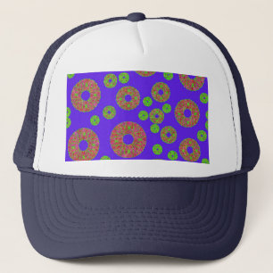 Floral design trucker pet