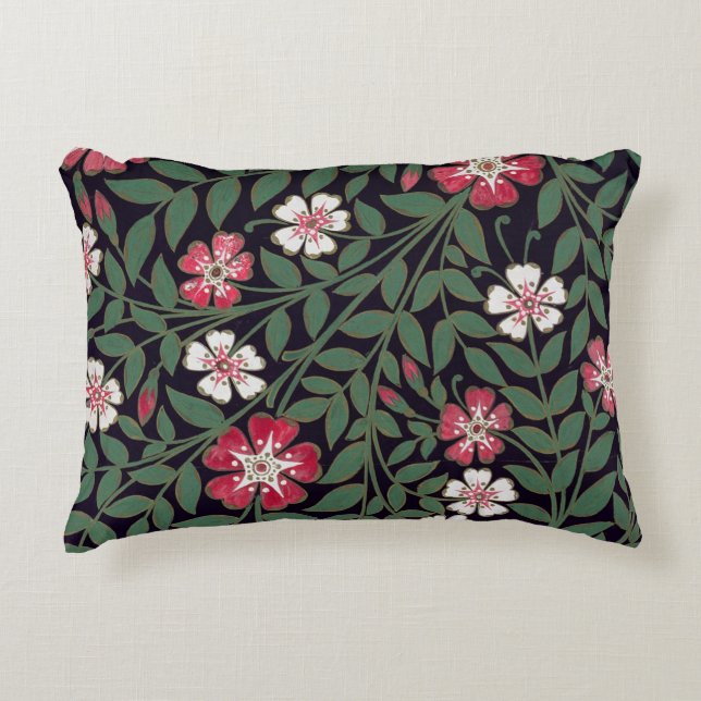 Floral Design van J. Owen, 1863 Accent Kussen (Voorkant)