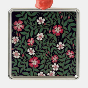 Floral Design van J. Owen, 1863 Metalen Ornament