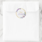 Floral Design Verjaardag sticker (Tas)