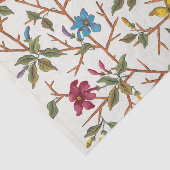 Floral design voor bedrukt textiel Pl. XIX Tissuepapier (Detail)