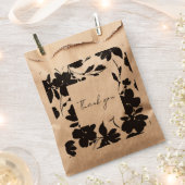 Floral design voorkeurstas bedankzakje (Geknipt)