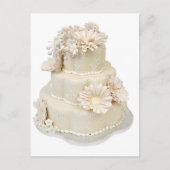 Floral Design Wedding Cake Briefkaart (Voorkant)