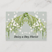Floral Design with Daisies and Herb Planten Visitekaartje (Voorkant)