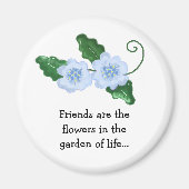 Floral Design with Friendship Message Magneet (Voorkant)