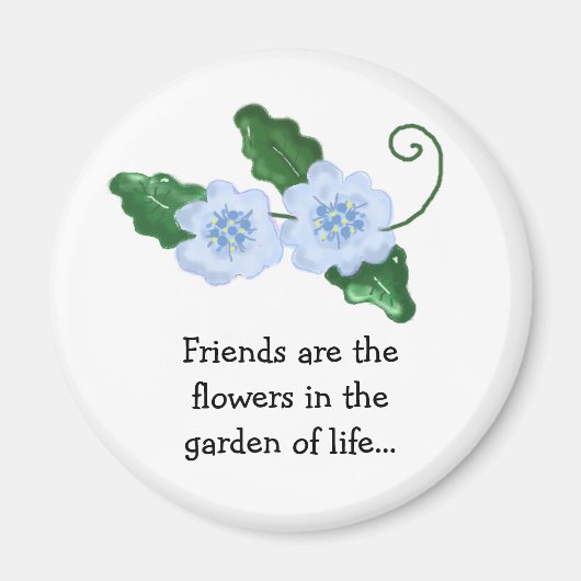 Floral Design with Friendship Message Magneet (Voorkant)