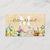 Floral Designer | Gebeurtenis Florist Visitekaartje (Voorkant)