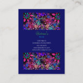 Floral Designer Kleurrijke Bloemen Mooi Visitekaartje (Achterkant)