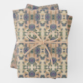 Floral Designer Patterned Inpakpapier Vel (In situ)