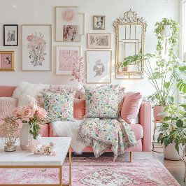 Floral Designer Throw Blanket - Home Decor Gifts  Deken