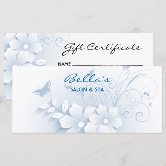 Floral DesignRack Kaart (Voorkant / Achterkant)