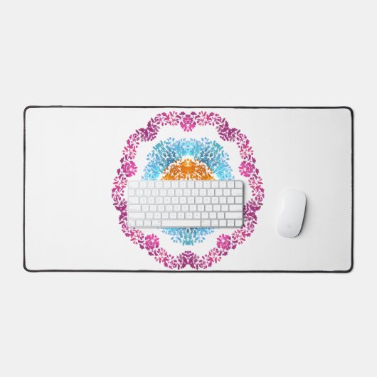 Floral Desk Mat (Keyboard & Muis)