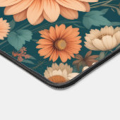 Floral Desk Mat, Abstracte botanische mousepad, Em Bureaumat (Hoek)