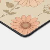 Floral Desk Mat, Esthetische Desk Decor, Toetsenbo Bureaumat (Hoek)
