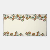 Floral Desk Mat – naadloos eindeloos bloempatroon (Voorkant)