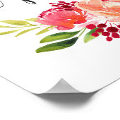 Floral Desondanks hield ze vol Poster (Hoek)