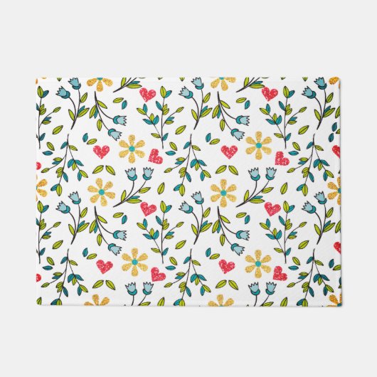 Floral Deurmat (Voorkant)