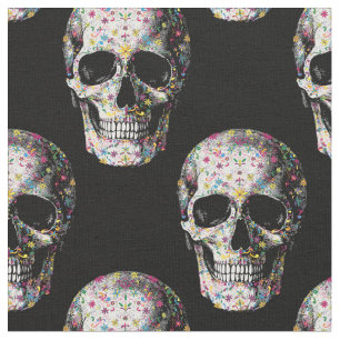Floral Dia de los Muertos Dag van de dood Stof