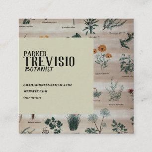 Floral Diagram Vierkante Visitekaartje