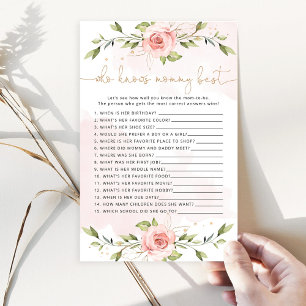 Floral die het beste baby shower van mama kent