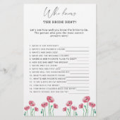 Floral die het beste spel kent (Voorkant)