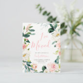 Floral die ik heb verplaatst | Briefkaart "Verhuis (Staand voorkant)