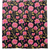 Floral digitaal patroon ontwerp 24 - Douchegordijn (Voorkant)