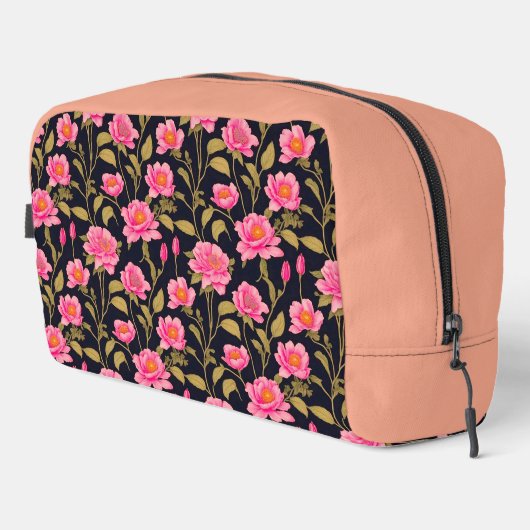 Floral digitaal patroon ontwerp 24 - Toilettas Toilettasje (Rechterhoek)