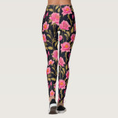 Floral digitaal patroonontwerp 24 - Leggings (Achterkant)