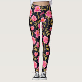 Floral digitaal patroonontwerp 24 - Leggings