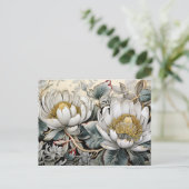 Floral Digital AI Assist Art  Flowers Briefkaart (Staand voorkant)