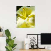 Floral Digital Art Poster (Thuiskantoor)