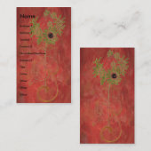 Floral Digital Art Visitekaartje (Voorkant / Achterkant)