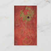 Floral Digital Art Visitekaartje (Achterkant)