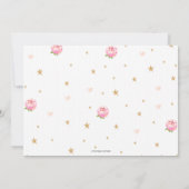 Floral Dinosaurus Verjaardag T-Rex Dank u kaart (Achterkant)