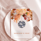 Floral Disco Ball Elegant Chic Wedding Rehearsal Kaart