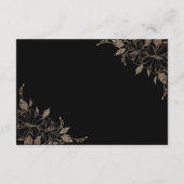 Floral Display Bridal Weddenschap Shower Enclosure Informatiekaartje (Achterkant)