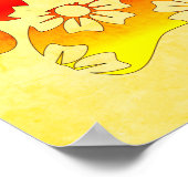 Floral Dog Paw Print (Hoek)