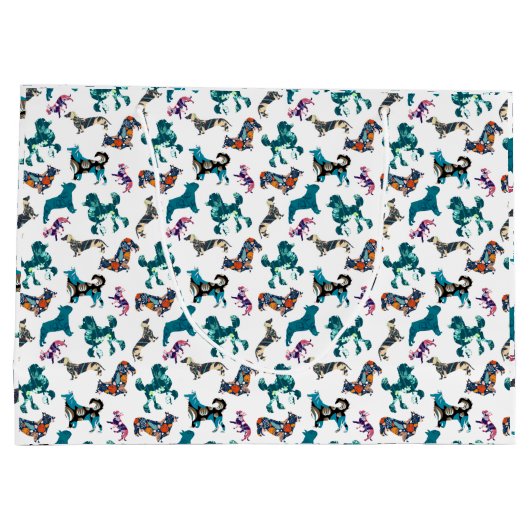 Floral Dogs Groot Cadeauzakje (Achterkant)