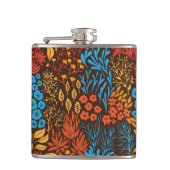 Floral doles donker heupfles (Voorkant)